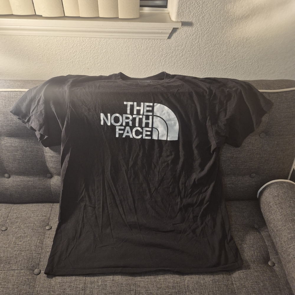 The North Face Black and White Logo Tee